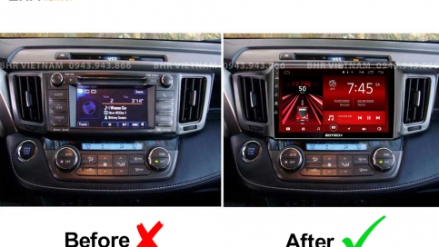 Màn hình DVD Android xe Toyota Rav4 2013 - 2018 | Gotech GT8 Max